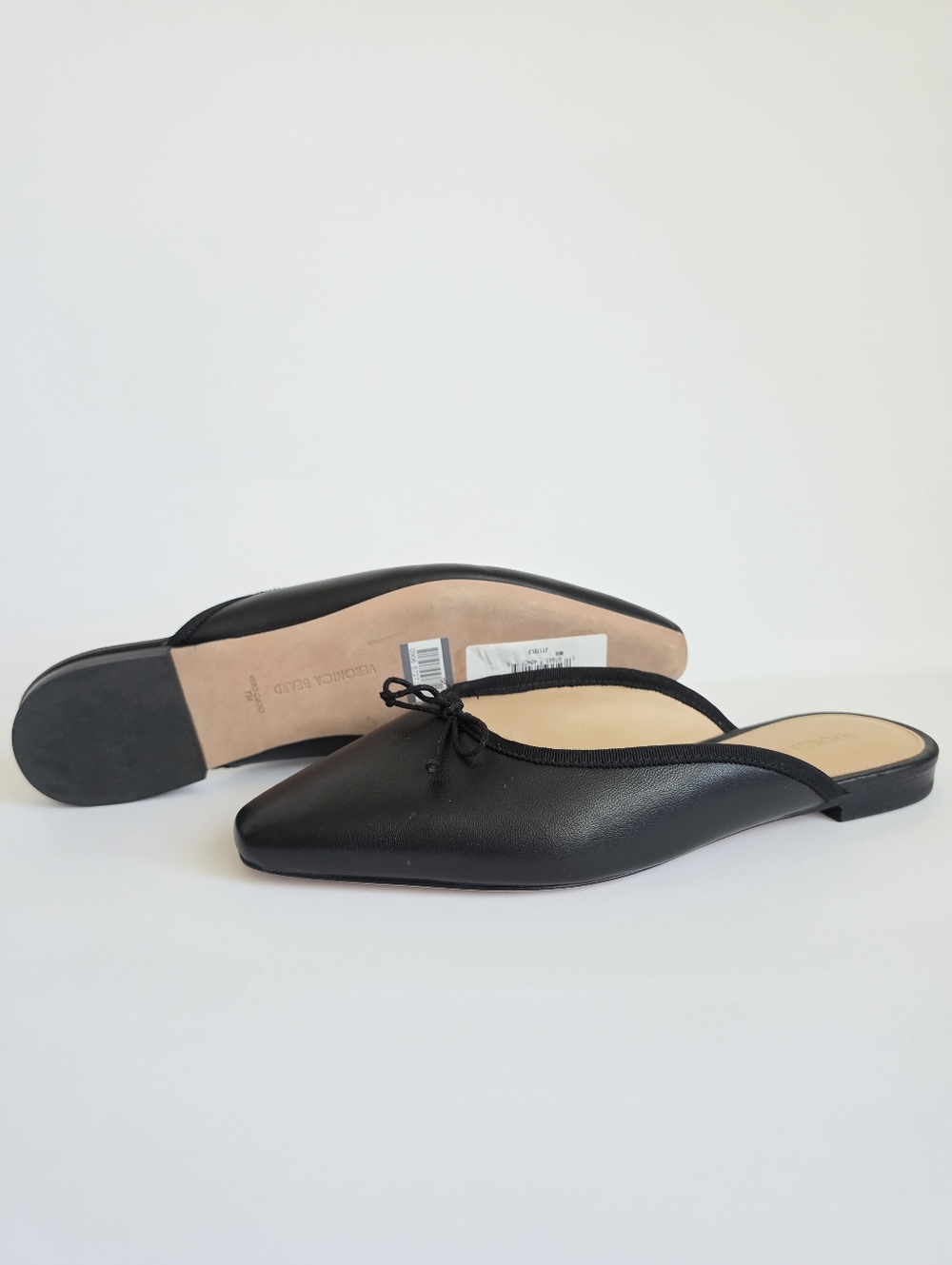 Veronica Beard Catherine Leather Mules - Picture 6 of 7